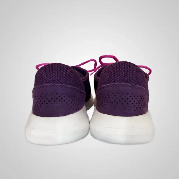 Kizik Madrid Eco Knit Purple Sneakers w/Pink Laces size 10 Women / 8.5 Men RARE - Picture 5 of 9